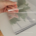 Transparent plastic pet roll film for thermoforming